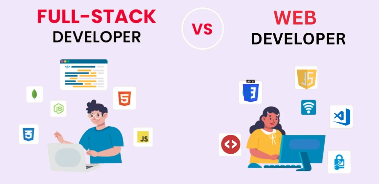 Difference between full stack developer and web developer