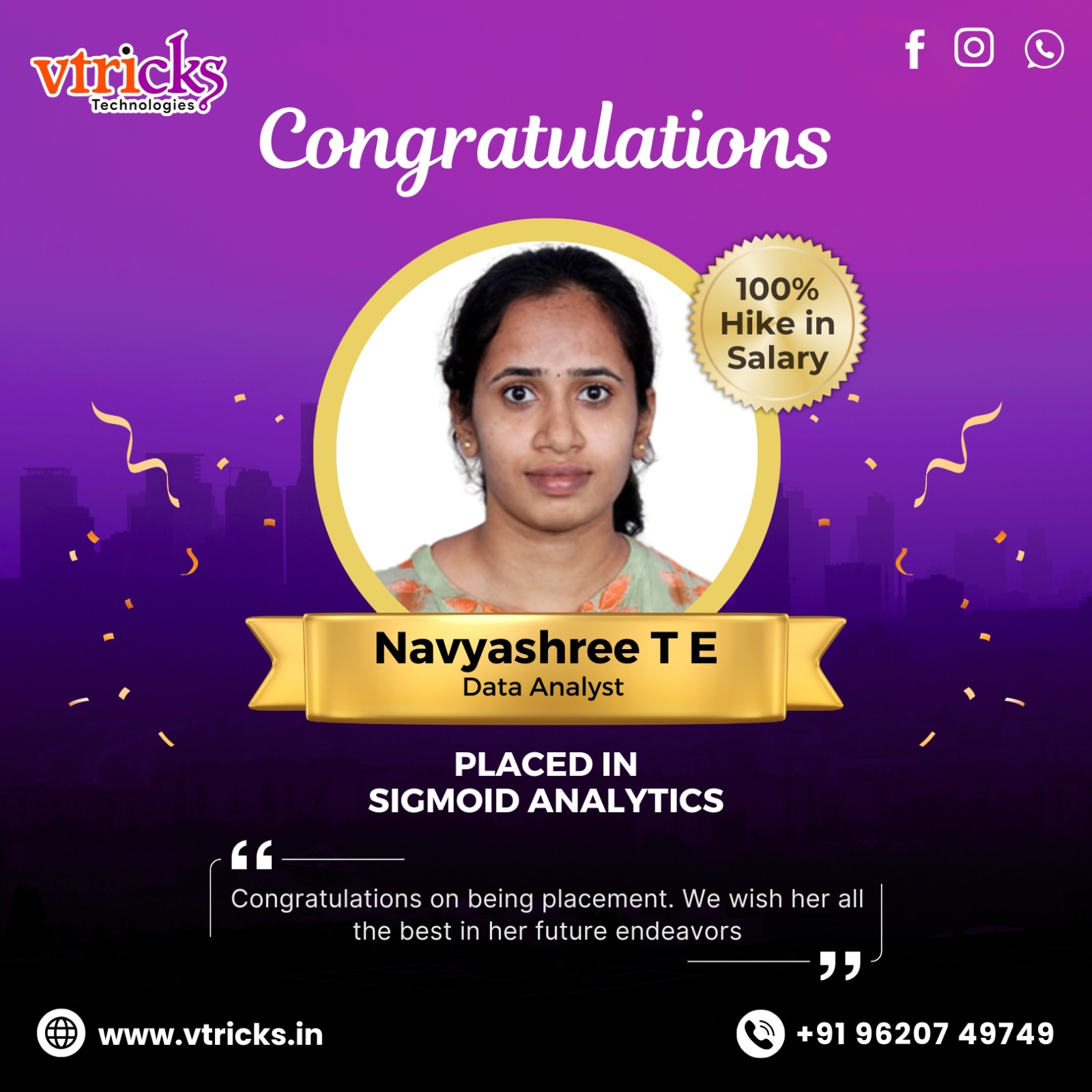 DevOps Engineer placement via Vtricks Bangalore
